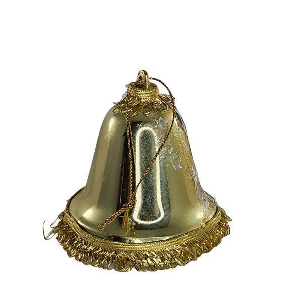 Vintage Handmade Boxer Puppy Dog Christmas Ornament Bell Shaped - Picture 4 of 8